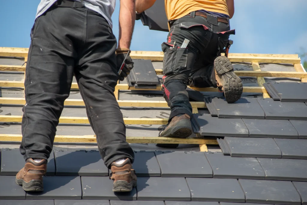 image of professional ar working to upgrade a roof