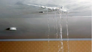 Image of an leaked roof due to water damage